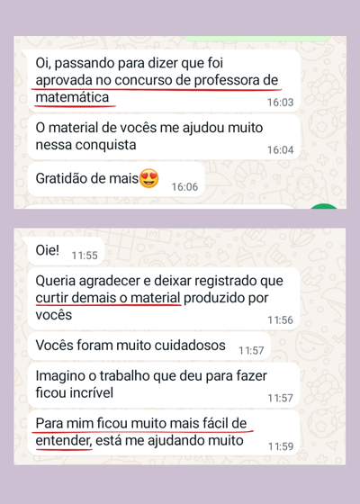 Depoimentos dos Resumos e Mapas Mentais do FOCO RESUMO para concursos públicos! direcionados ao que é cobrado nas provas, focado na sua Aprovação-1