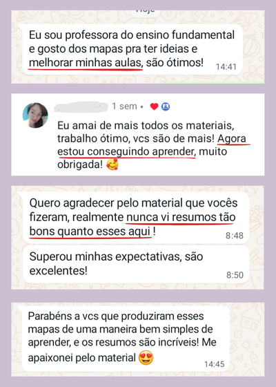 Depoimentos dos Resumos e Mapas Mentais do FOCO RESUMO para concursos públicos! direcionados ao que é cobrado nas provas, focado na sua Aprovação-4